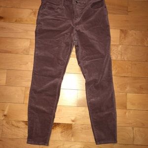 velvet skinny jeans.